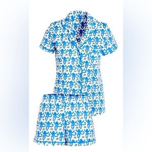 NWT Roller Rabbit Monkey Polo Pajamas